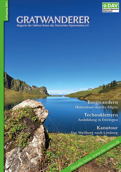 Cover des GRATWANDERER 2025